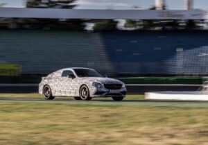 Mercedes AMG C 63 Coupe попался в объективы фотошпионов