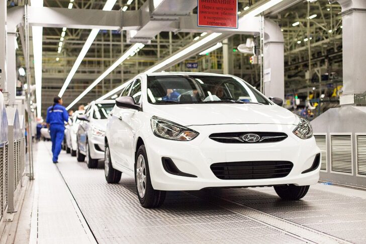 Завод Hyundai Motor остановит конвейер на пять дней