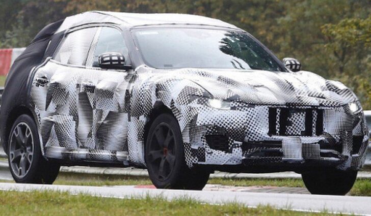 Кроссовер Maserati Levante замечен на Нюрбургринге во время тестов