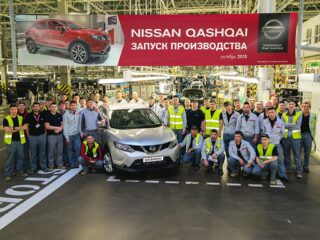 Запуск производства Nissan Qashqai в Санкт-Петербурге