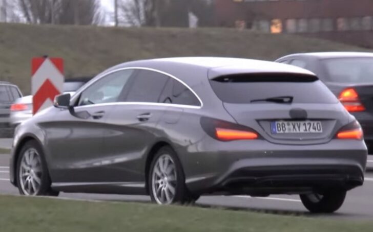 Обновленные Mercedes CLA и CLA Shooting Brake «засветились» на видео
