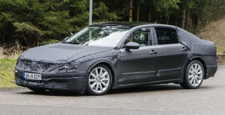 Volkswagen вывел на тесты серийную версию Volkswagen C Coupe GTE