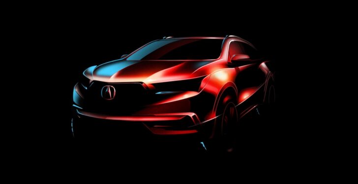 Кроссовер Acura MDX нового поколения дебютировал на официальном скетче