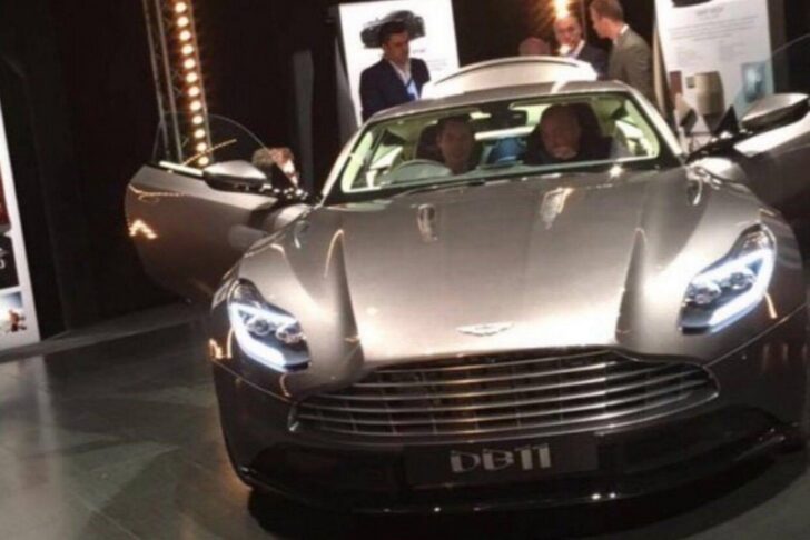 Фото нового суперкара Aston Martin DB11 появились в Сети