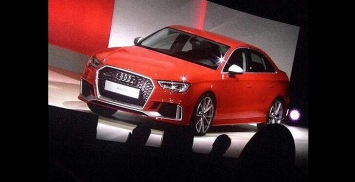 В Сети появились первые фотографии седана Audi RS3