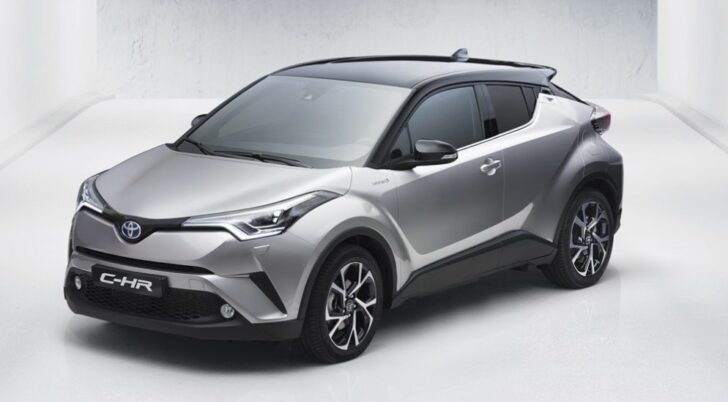 Новый кроссовер Toyota C-HR рассекретили до официальной премьеры