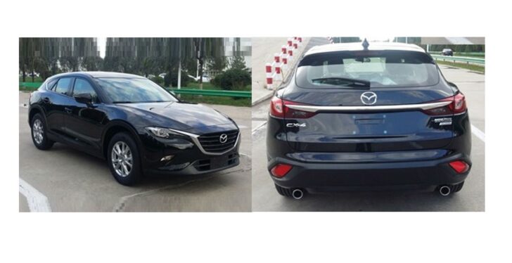 В Сети появились фотографии нового кроссовера Mazda CX-4 без камуфляжа