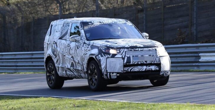 Новый Land Rover Discovery 2017 года попал в объективы фотошпионов