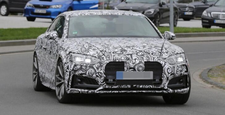 Audi тестирует новую RS5 на Нюрбургринге