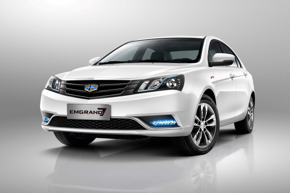 Белый geely emgrand ec7