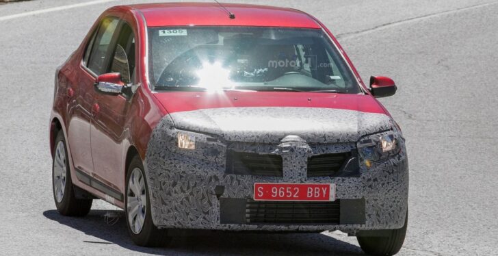 Обновленный седан Dacia Logan появился на дорожных тестах