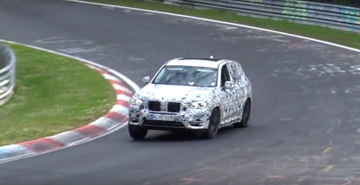 Новый заряженный кроссовер BMW X3 M активно тестируют