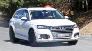 Появились шпионские фото флагманской модели кроссовера Audi Q8