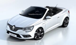 Рендер Renault Megane Cabrio от Theophsilus Chin