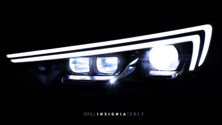 Opel показал фару новой Insignia