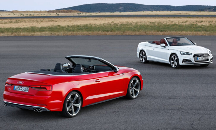 Audi представила кабриолеты А5 и S5 нового поколения