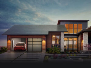 Tesla Motors презентовала крышу для зарядки электромобилей