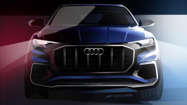 Кросс-купе Audi Q8 рассекретили на видео