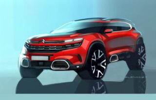 Citroen C5 Aircross. Тизер — Citroen