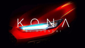 Hyundai поделилась первым снимком нового кроссовера Kona