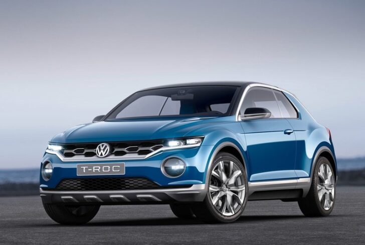 Новый кроссовер Volkswagen T-Roc попал в объективы шпионов