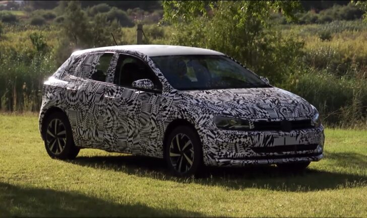 2018 Volkswagen Polo. Скриншот видеоролика Volkswagen News