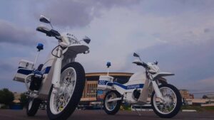 Концерн «Калашников» представил электрические мотоциклы для полиции‍