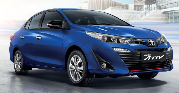 Названа стоимость нового седана Toyota Yaris Ativ‍