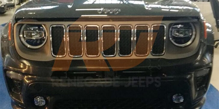Обновленный Jeep Renegade получит оптику в стиле Wrangler