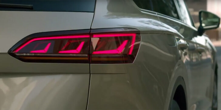 Новый Volkswagen Touareg показали на видео