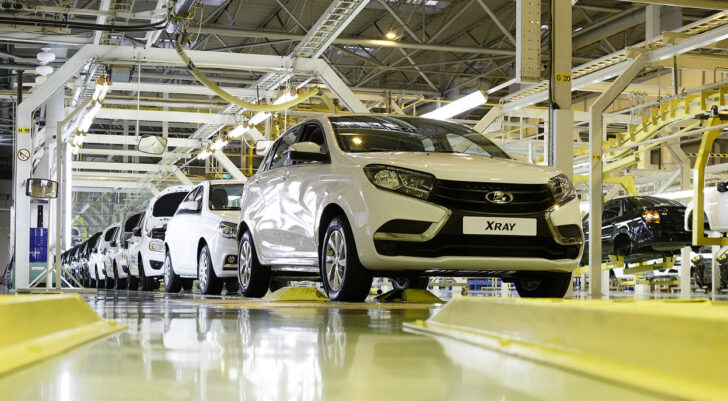 Производство легковых автомобилей в РФ в марте выросло на 20%
