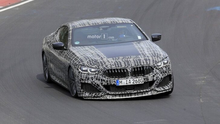 Новая BMW 8-Series замечена на треке в Нюрбургринге
