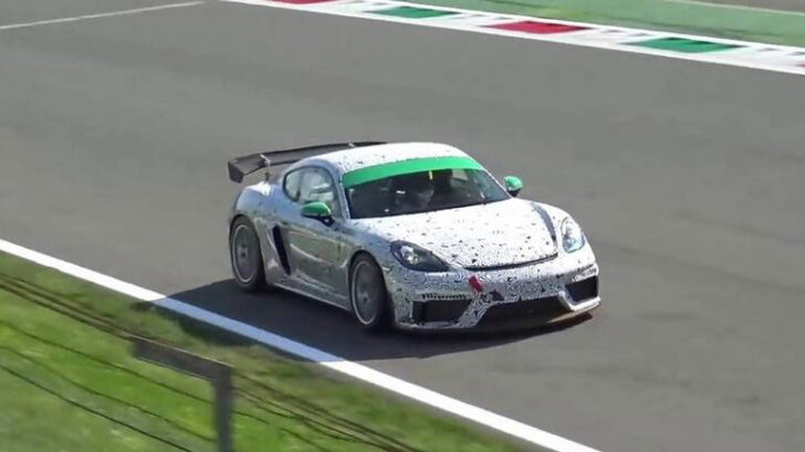 Новый «заряженный» Porsche 718 Cayman GT4 Clubsport заметили на тестах