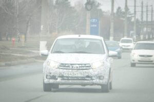 Обновленный седан Lada Granta сфотографировали на дорогах Тольятти