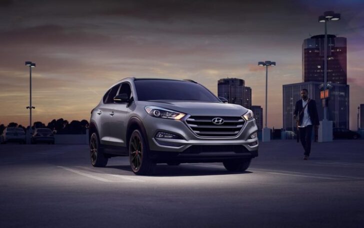Новый Hyundai Tucson заметили в шаге от дилерского центра