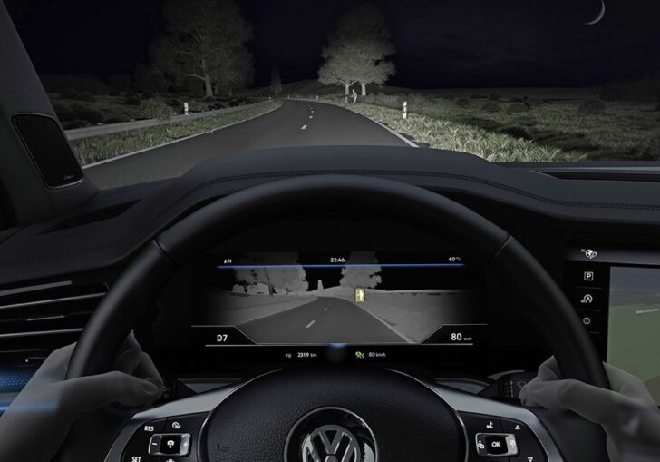 Volkswagen рассказал о системе ночного видения нового Touareg