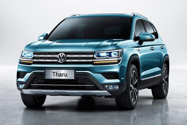 Компания Volkswagen опубликовала первые снимки внедорожника Tharu