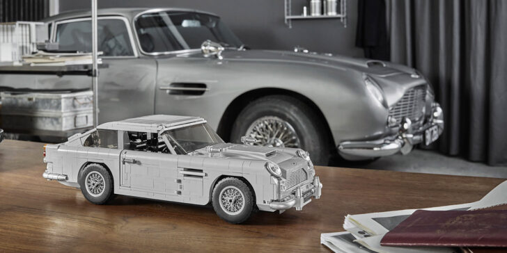 Lego выпустила масштабную копию Aston Martin DB5 Джеймса Бонда