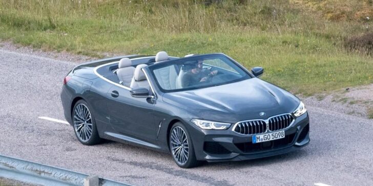 В Сети опубликовали фото нового кабриолета BMW 8-Series без камуфляжа
