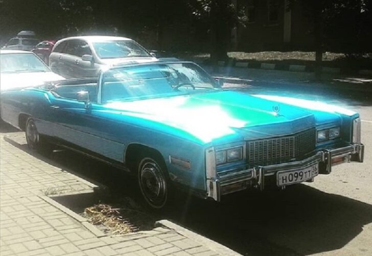 Редкий Cadillac Eldorado заметили на дороге в Воронеже