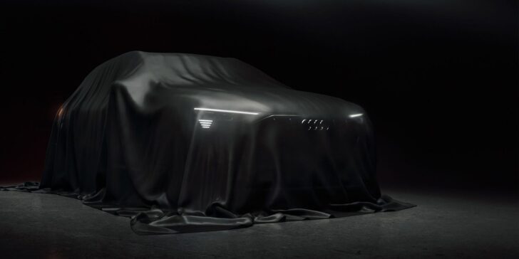 Audi показала новое изображение электрического кроссовера E-Tron