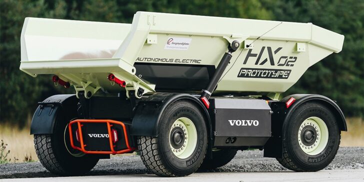 Volvo начала тестировать беспилотные электрические самосвалы