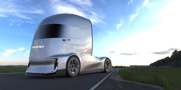 Ford представил беспилотный электрический тягач F-Vision Future Truck