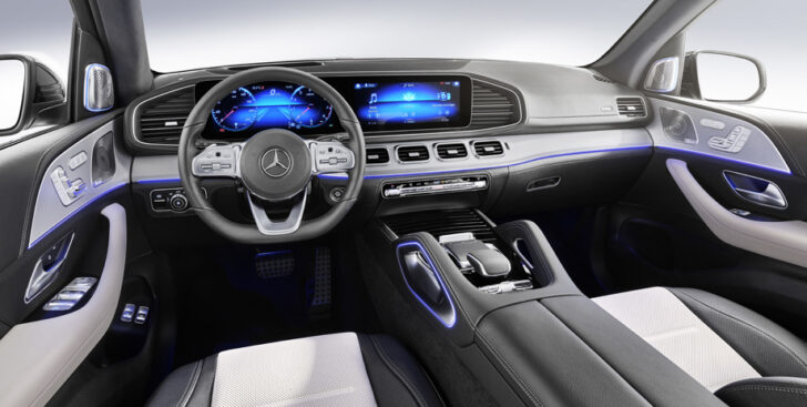 Mercedes-Benz GLE интерьер. Фото Mercedes-Benz