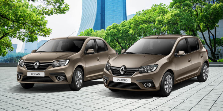 Renault Logan и Sandero. Фото Renault