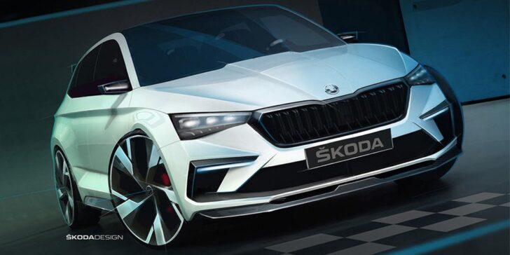 Skoda Auto представит новый спорткар Vision RS на Парижском автосалоне