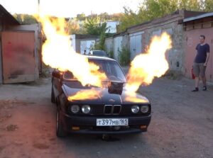 Умелец из Ростова построил гибрид BMW и МиГ-23