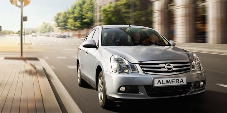 В России завершились продажи седана Nissan Almera