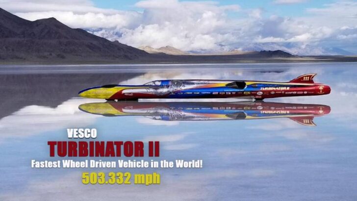 Болид Turbinator II установил новый мировой рекорд скорости