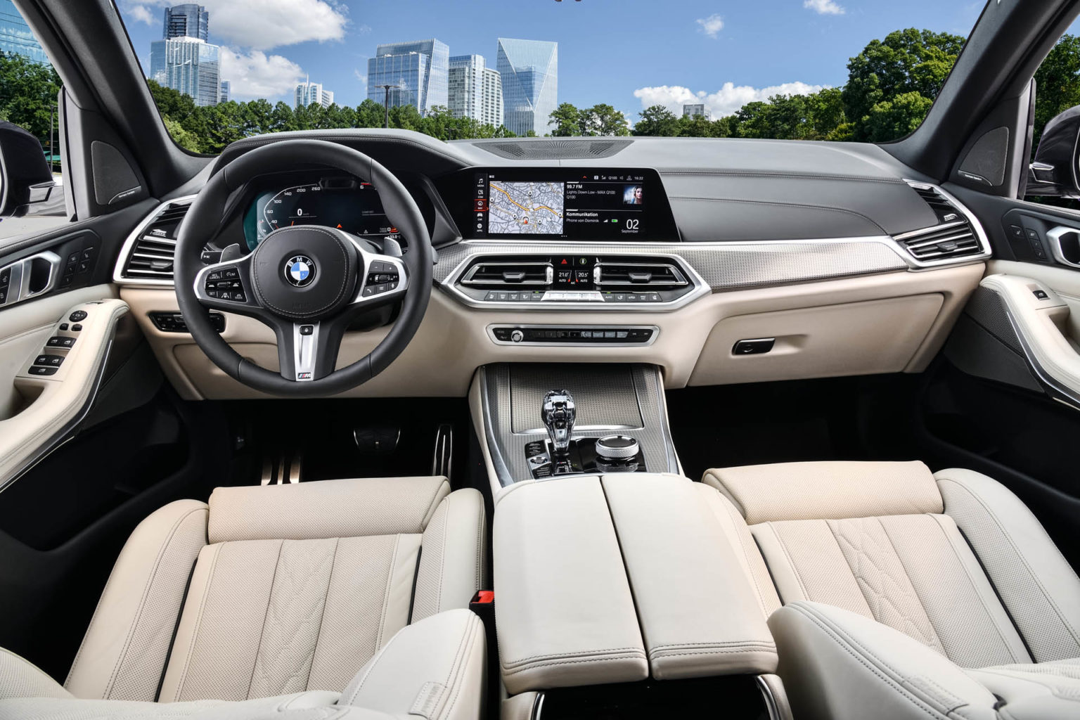 BMW x5 белый салон 2022